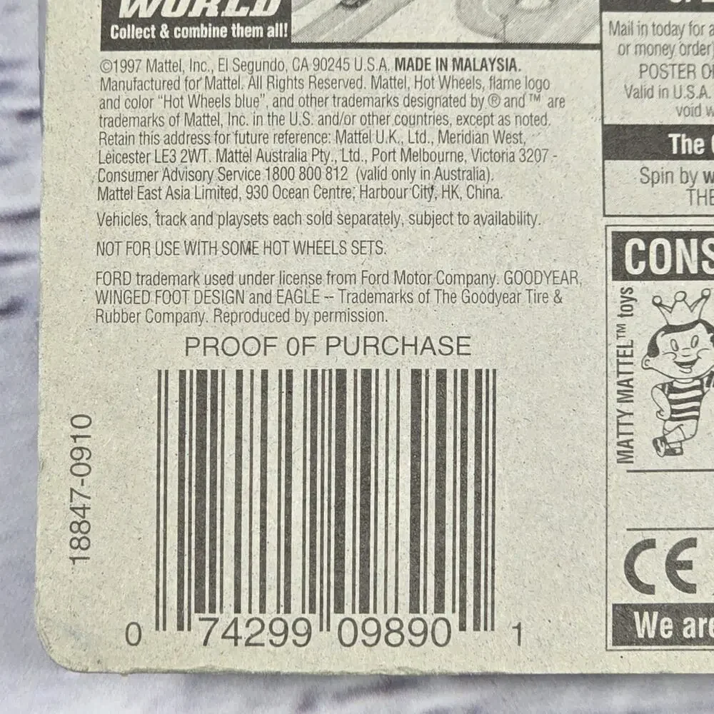 1998 Hot Wheels First Editions BAD MUDDER #33 Of 40 #662 White